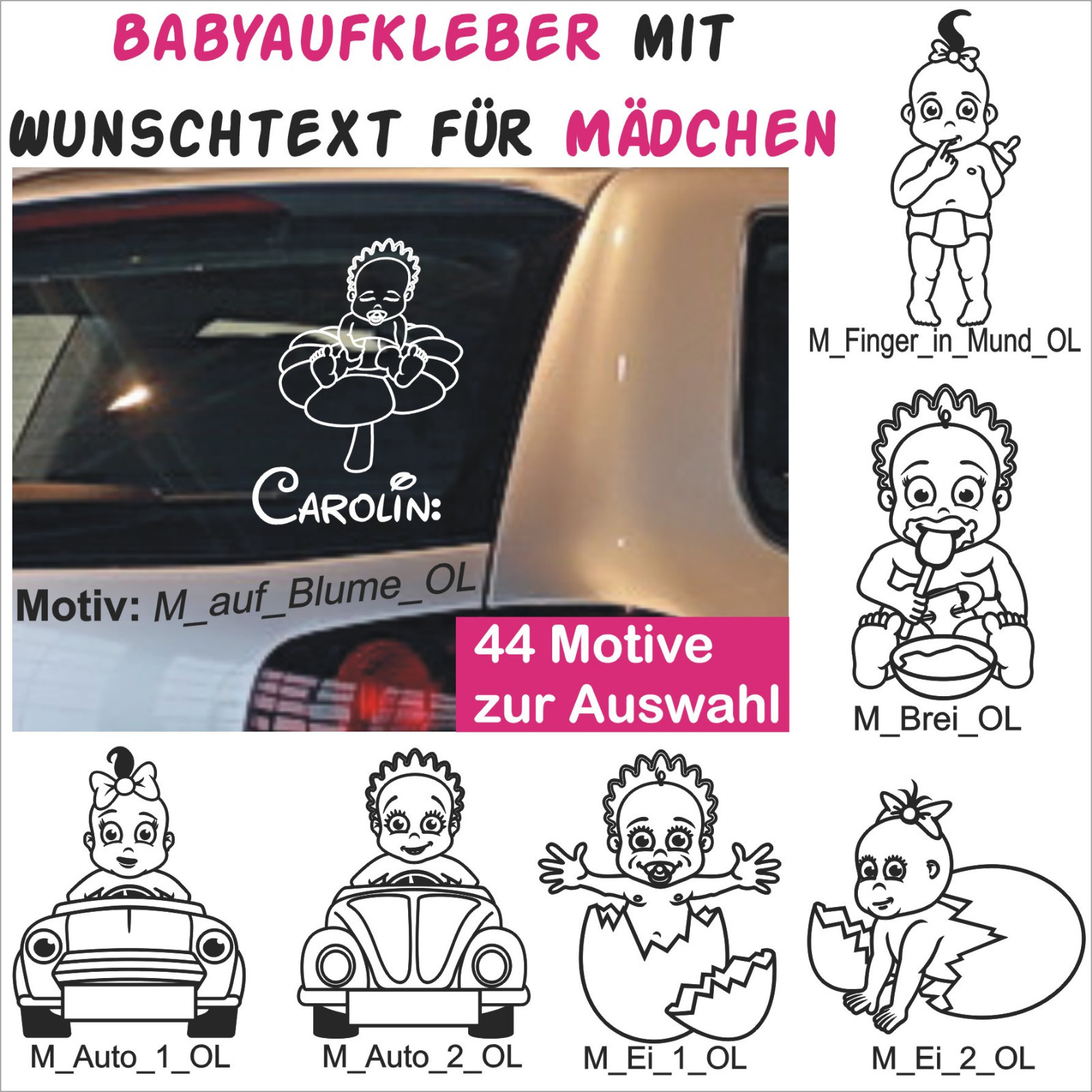 Aufkleber Fürs Auto Baby Test Vergleich +++ Aufkleber Fürs Auto Baby