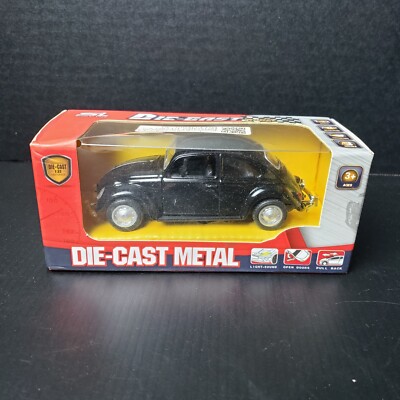VOLKSWAGEN BEETLE 1/32 DIECAST BY SHUN LI TOYS BLACK