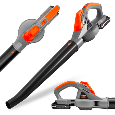 Terratek Cordless Garden Leaf Blower 20V with Battery and Charger