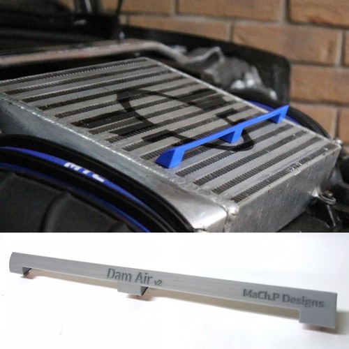Silver Dam Air Intercooler Diverter Fin Modified BMW Mini Cooper S