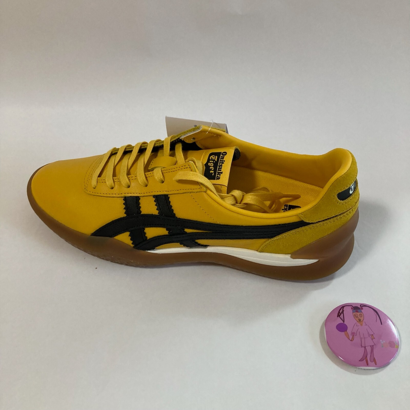 Pre-owned Onitsuka Tiger Ohbori A50 Sneaker Unisex 1183c403.750 Yellow/black 75th Anniv