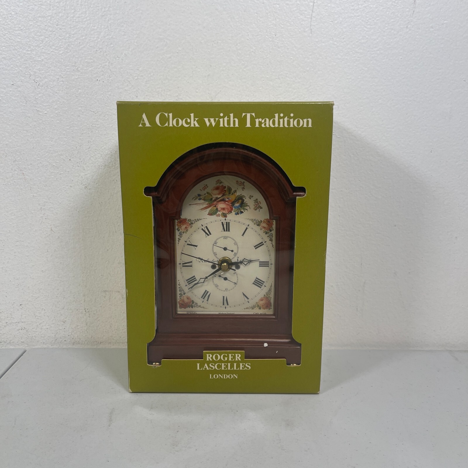 Rare Rutherford Ledburgh Mantel Quartz Clock, England, Germany Rare USA Location