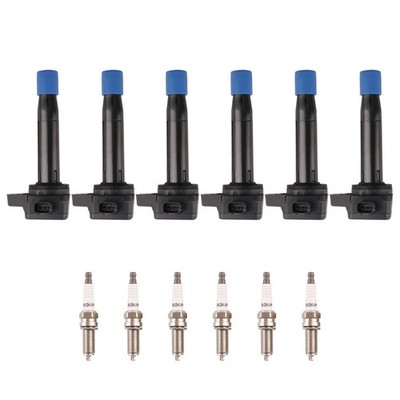 Ignition Coil & Spark Plug for Acura TL V6 3.5L 3.7L 2009-14 UF603 6732311 C1624