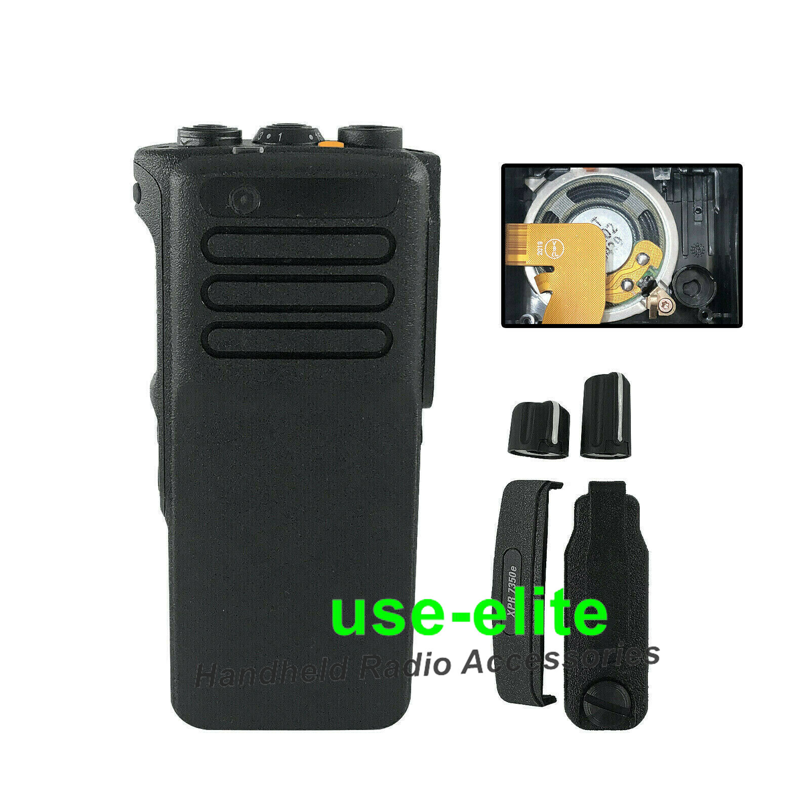 XPR 7350E Repair Housing Case Front Cover With Speaker For XPR7350e Radio