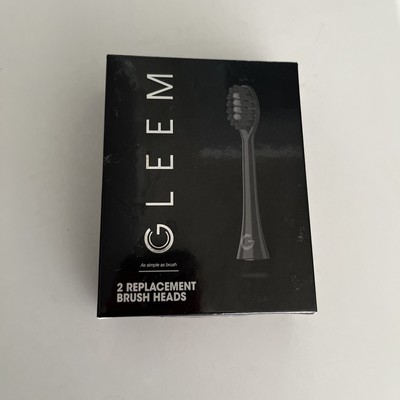 Gleem Toothbrush Refill Heads    Black - 2ct In Box