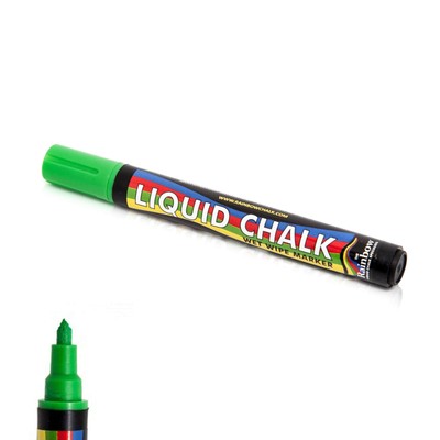 Rainbow Liquid Chalk Marker Pen Green - Chisel Tip - Paint on Chalkboard
