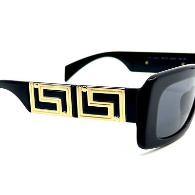 Pre-owned Versace Sunglasses Mod.4444-u Gb1/87 Authentic In Black