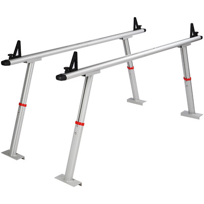 VEVOR Truck Rack Pick up Truck Ladder 17"-29" Height 800 lbs Capacity for Kayak