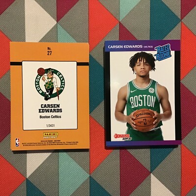 Carsen Edwards Celtics RC 2019-20 retro 1989 Rated Rookie Donruss Panini Instant