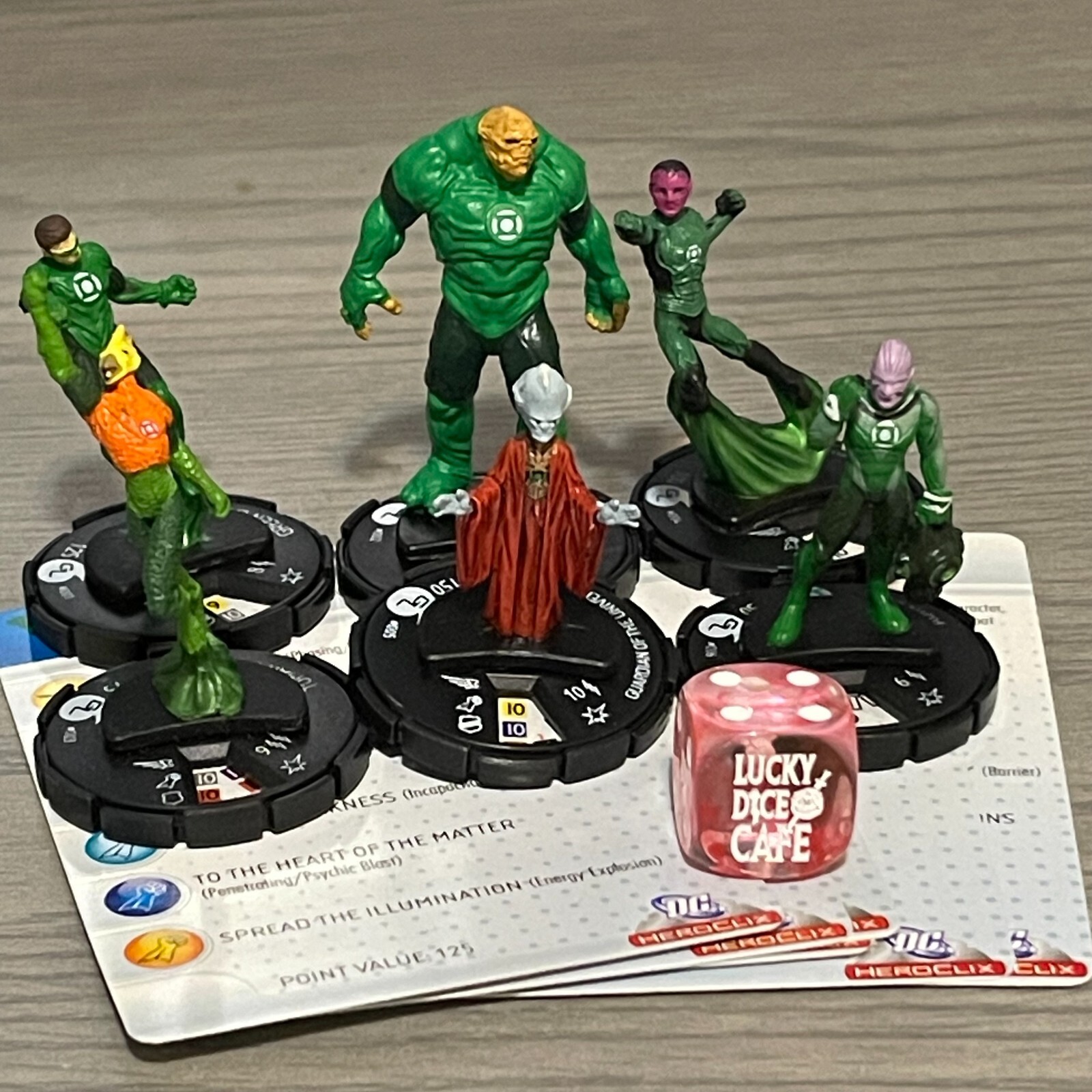 DC Heroclix Green Lantern Fast Forces 001-006 | eBay