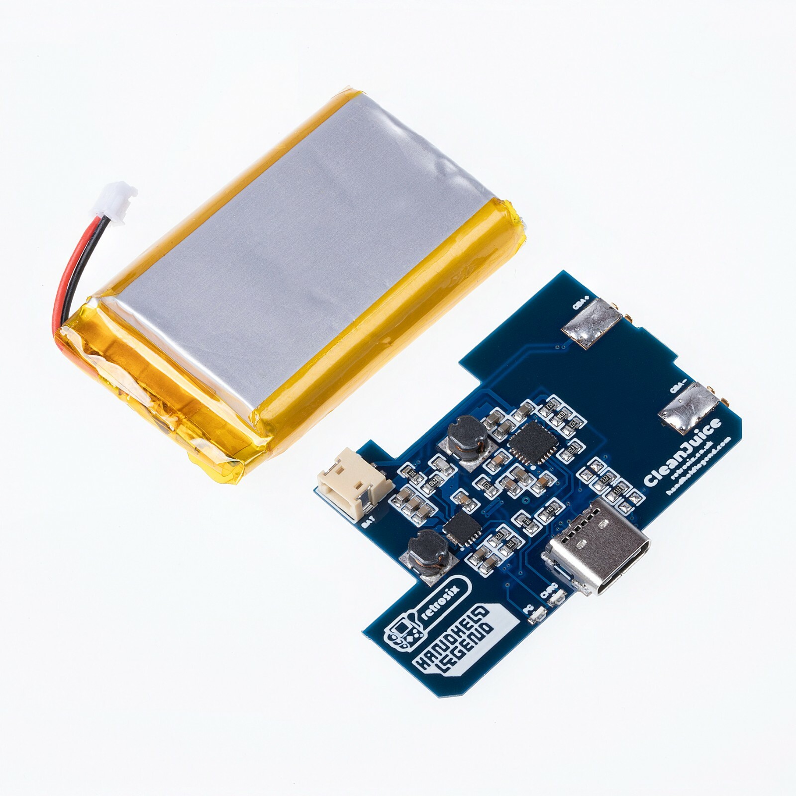 Game Boy Advance Lipo Power USB C Rechargeable Battery Pack Mod Kit