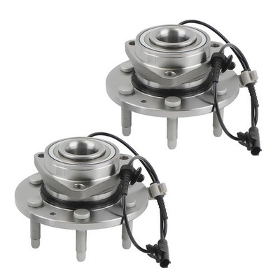 pair 4WD AWD Front Wheel Hub Bearing Assembly for Cadillac Chevrolet GMC yukon