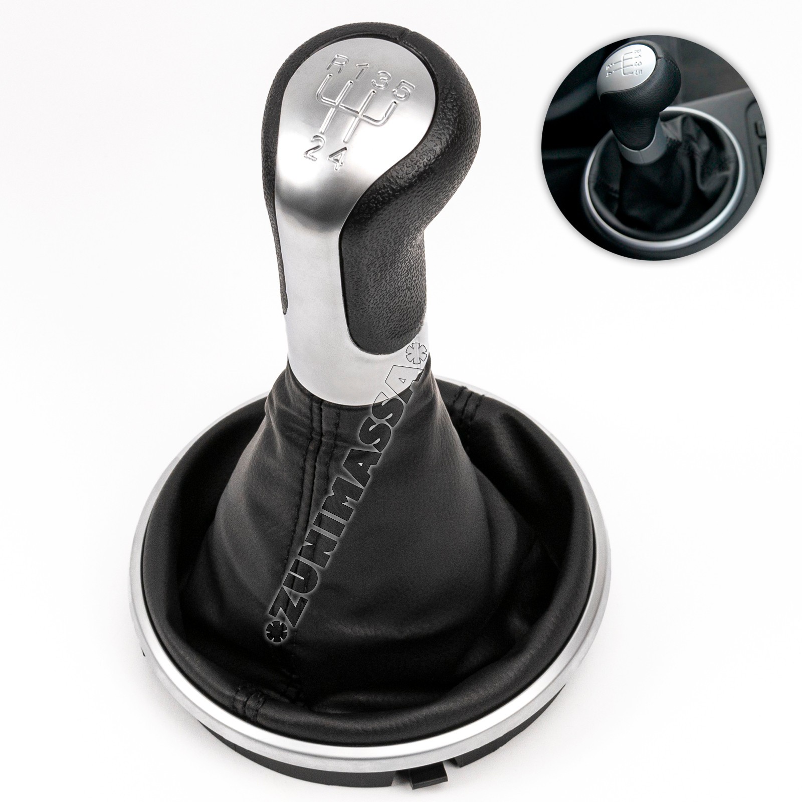 5 SPEED GEAR SHIFT STICK KNOB HANDLE SHIFTER BOOT for SKODA FABIA 2 ROOMSTER 5J