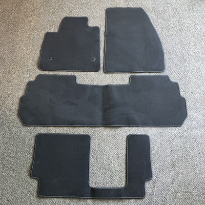 GM OEM 2020-2025 Cadillac XT6 black first second Third row carpeted floor mats