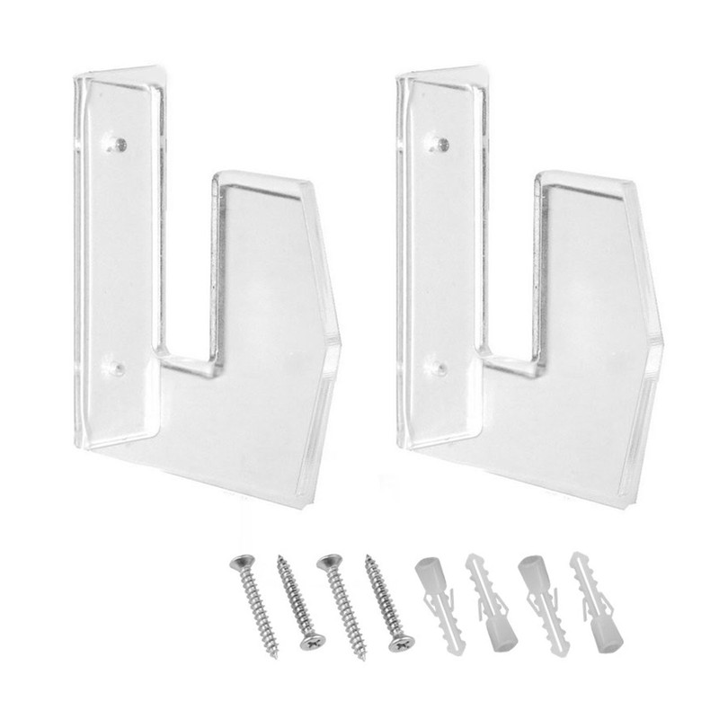 Deck 2pcs Clear Wall-mounted Skateboard Racks Skate Deck