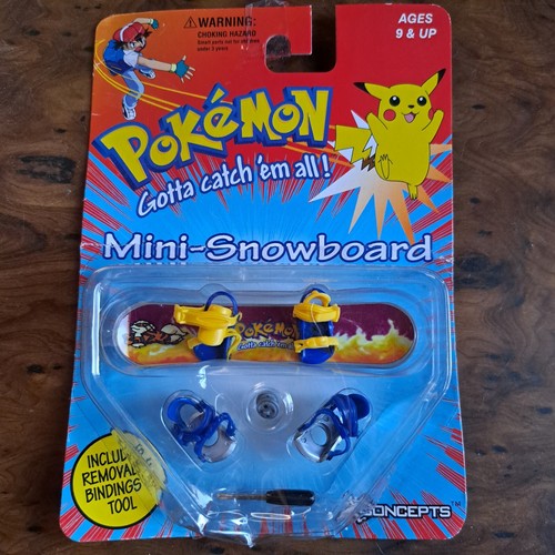 1999 Pokemon XConcepts Arcanine Fast Action Mini Snowboard