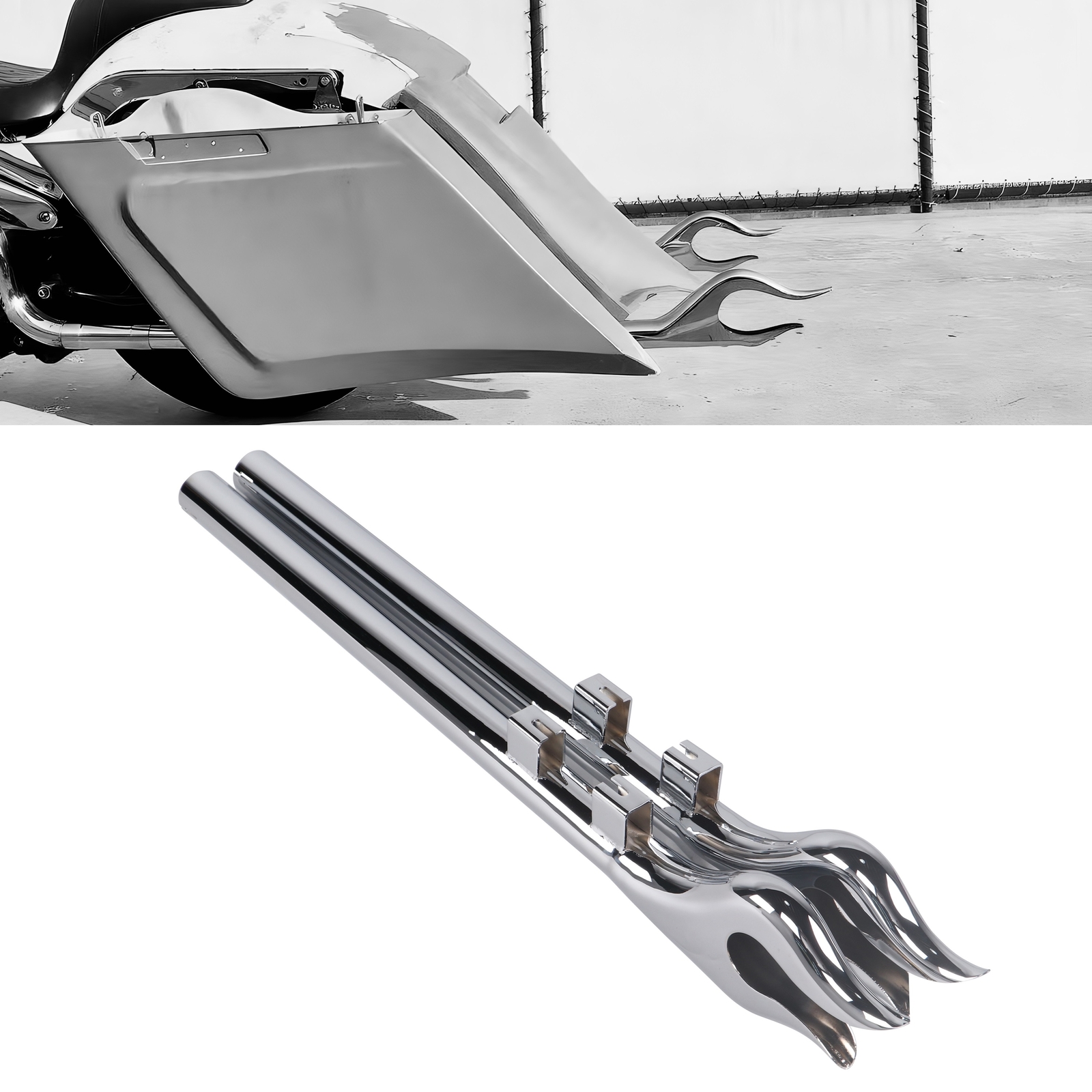 1995-2016 Harley Davidson Touring Exhaust 95-16 Models Classic