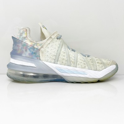 Nike Boys Lebron 18 NRG CT4677-400 Белые баскетбольные кроссовки Кроссовки, размер 4,5 года