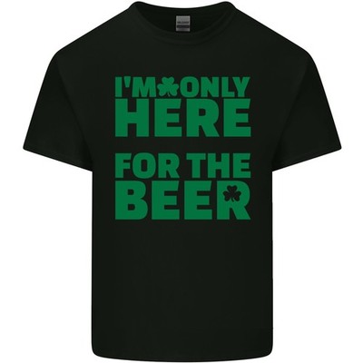Im Seulement Here pour La Bière Jour de la st Patrick Hommes Clair T-Shirt