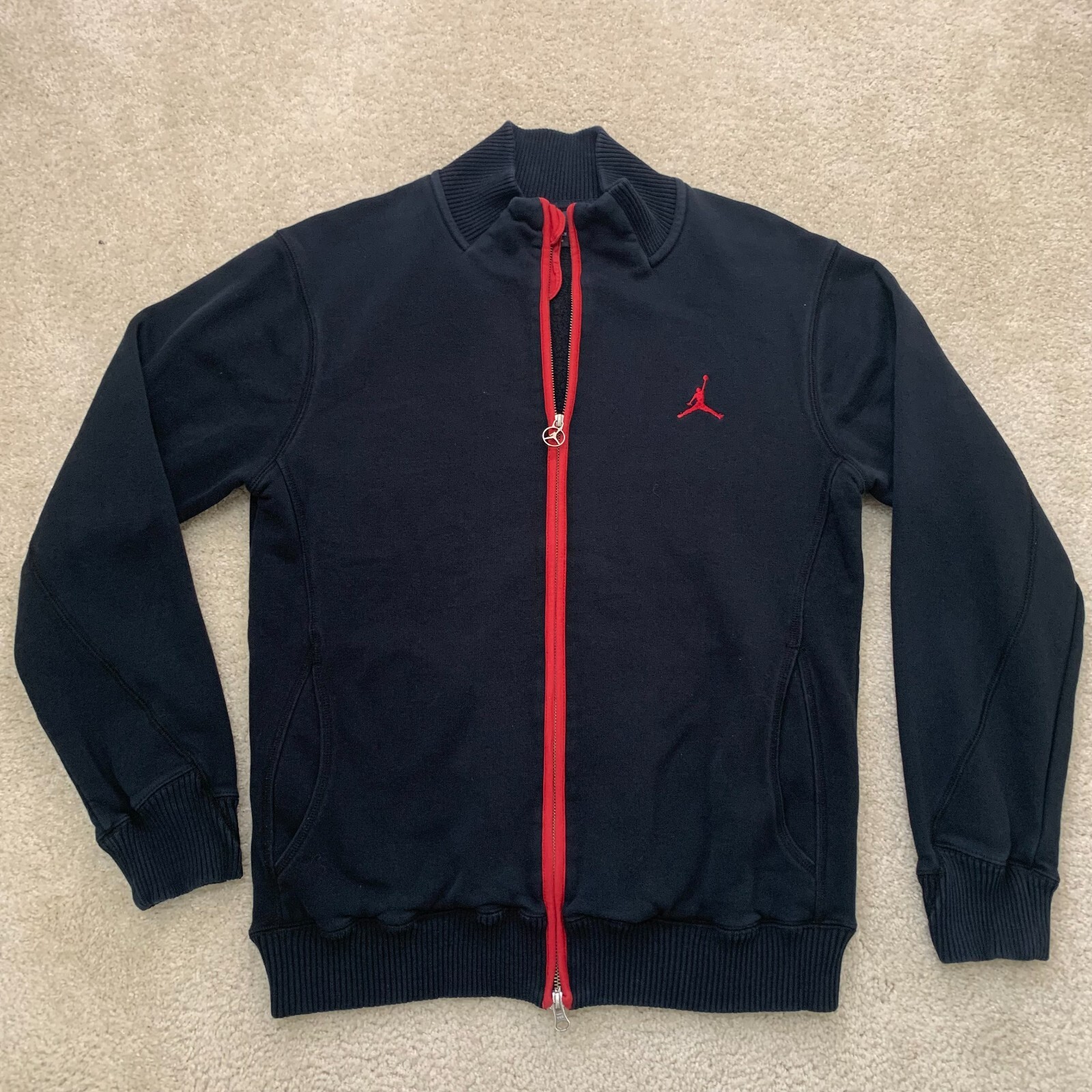 Jordan ジップアップフード付きジャケット 黒 Jordan ジップアップフード付きジャケット 黒 楽天市場