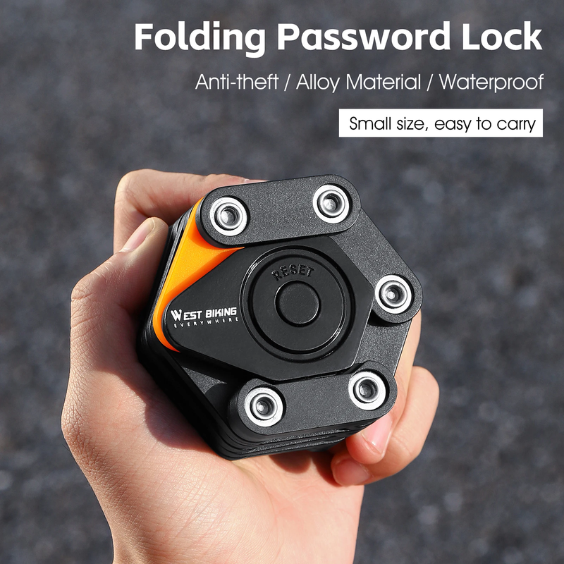 Bike Foldable Lock AntiTheft Electric Bike ChainLock Bicycle Lock Bicycle Motorc