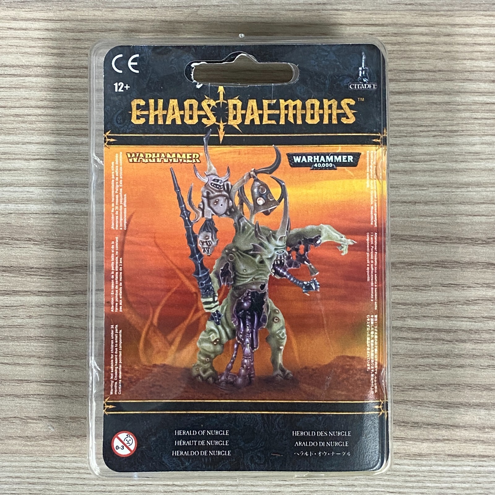 未開封 WARHAMMER Daemons of Nurgle フィギュア Daemon Prince Death Guard with Wings Nurgle Chaos Space