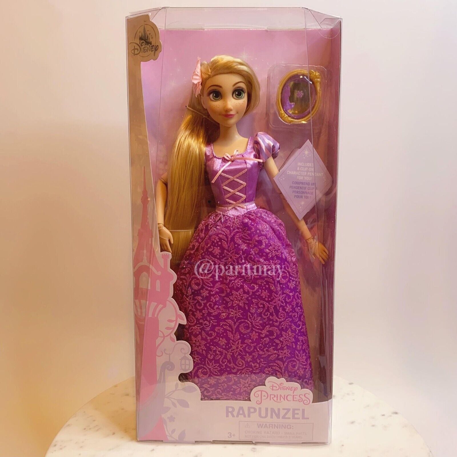 Disney Store Tangled Rapunzel with Pendant Classic Doll 12 Disney Store Tangled Rapunzel with Pendant Classic Doll 12
