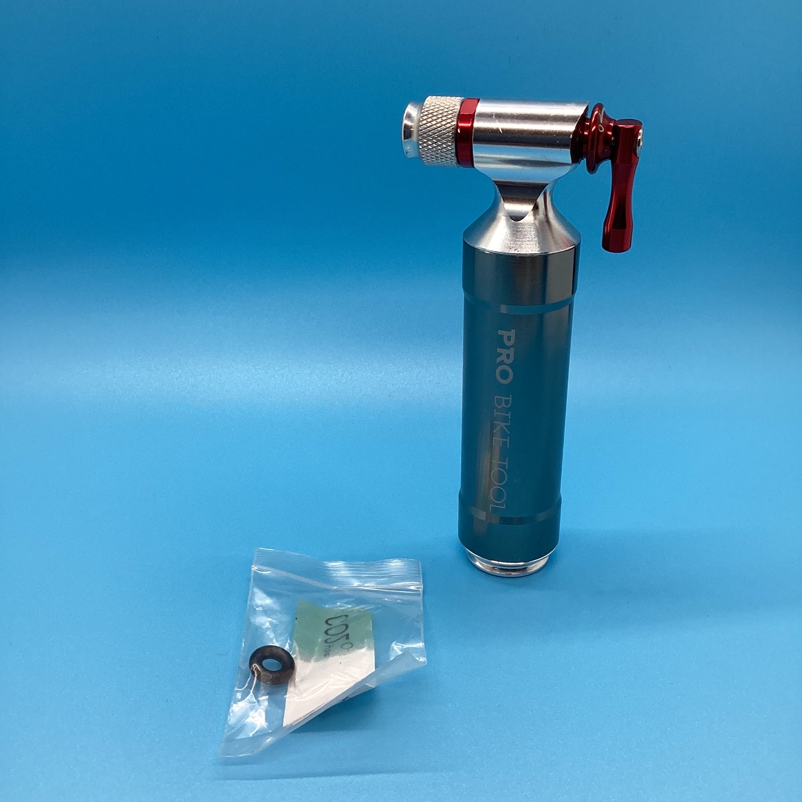 Pro Bike Tool CO2 Inflator with Storage Cartridge Quick