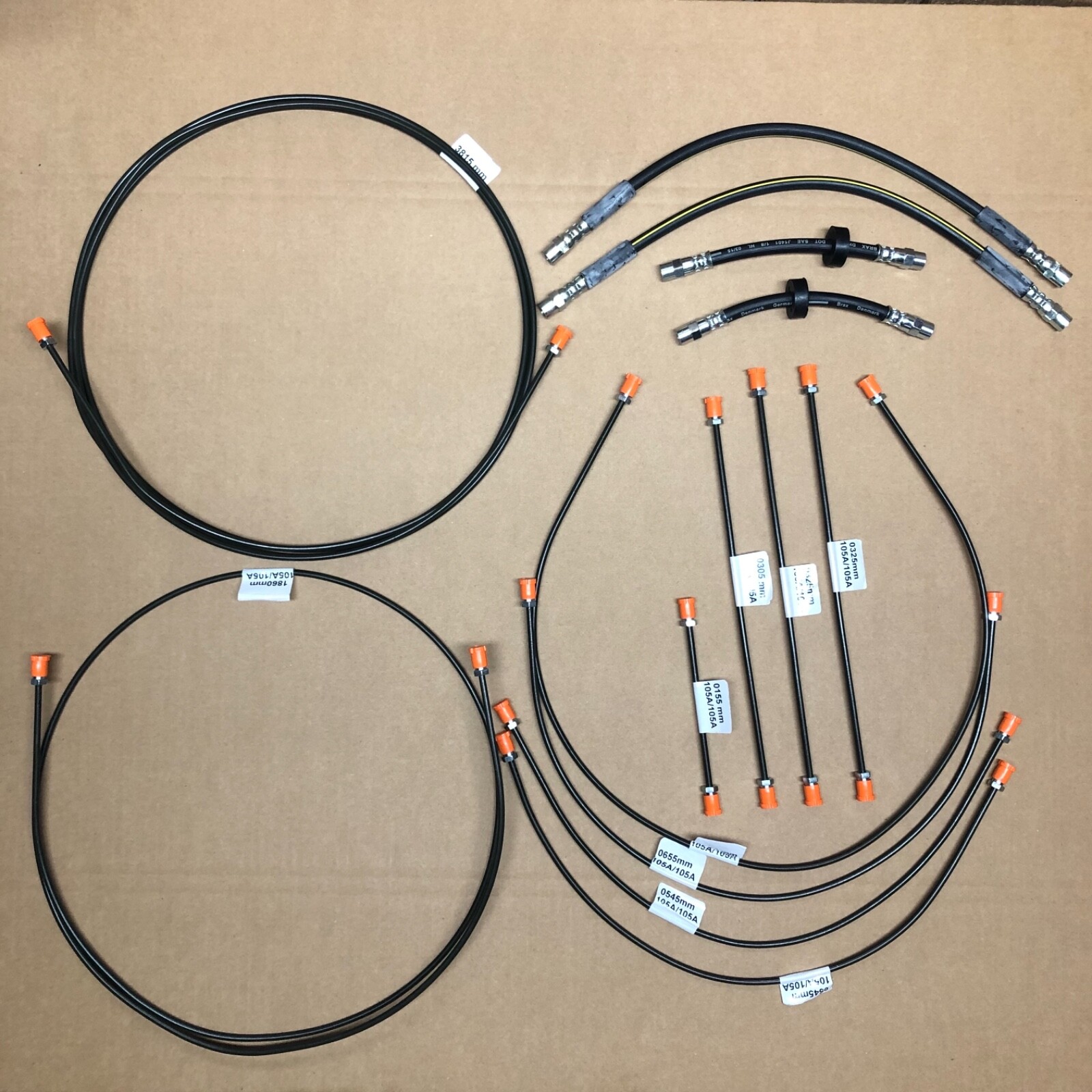 VW Bus T3 Bremsleitungssatz komplett 08/87-07/92 Bremse Leitung Bremsschläuche 