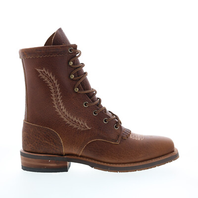 Abilene Boots 9167 Женские коричневые кожаные ковбойские сапоги в западном стиле на шнуровке