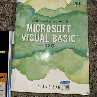 Programming with Microsoft Visual Basic 2017 - Paperback By Zak, Diane - GOOD