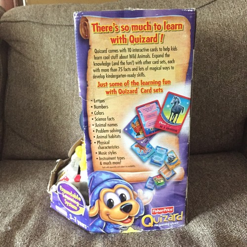 ?? NEW Quizard Learning Wizard Fisher Price Toy 2006 Letters Numbers Colors Box