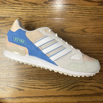 Adidas Men’s Originals ZX 750 HQ6679 830 Bliss Orange/Pulse Blue/Alumina Sz 11.5