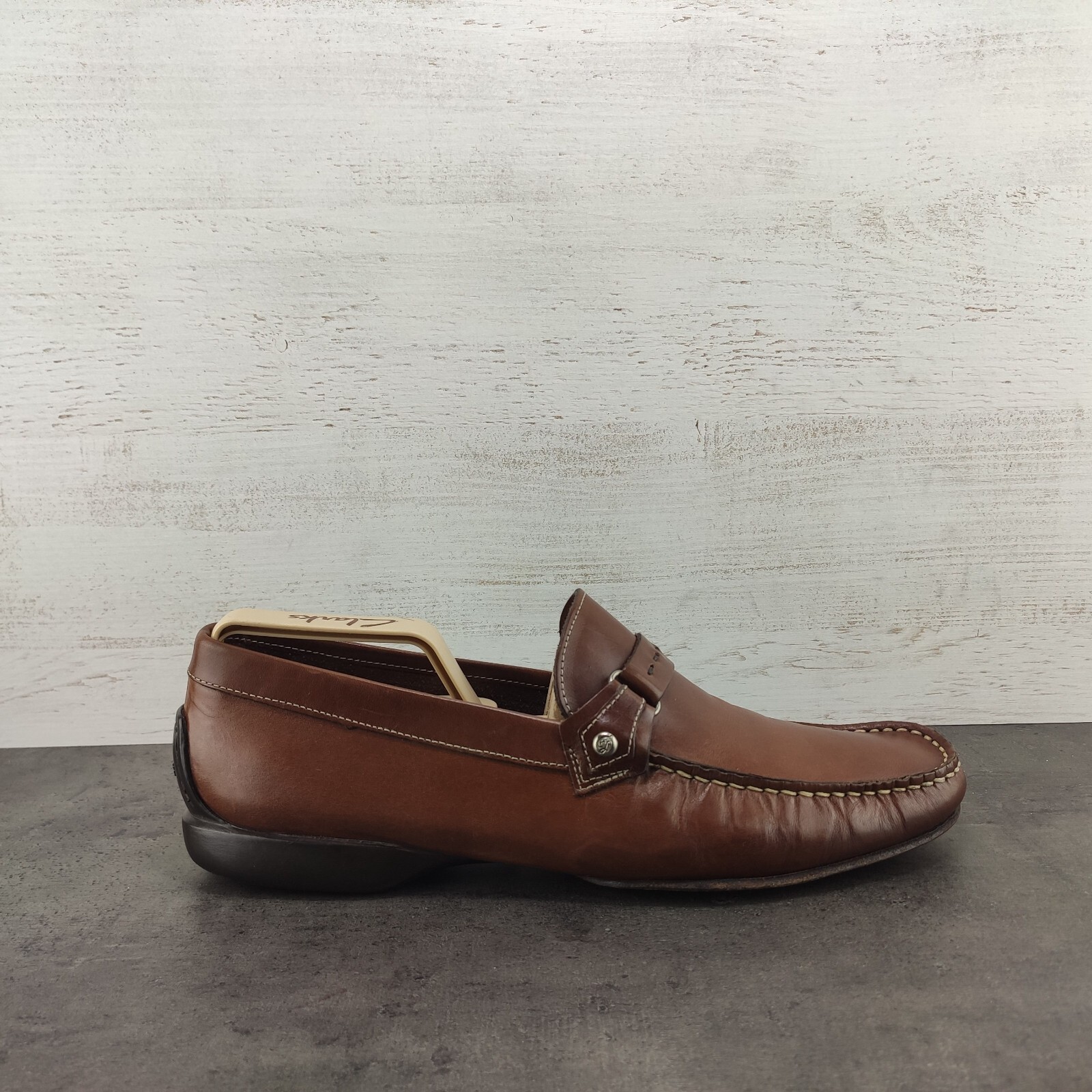 Paraboot Brown Leather Mocassin Shoes Sz UK 9, US 10 | eBay