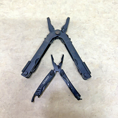 Gerber MP600 Black Oxide And Gerber Dime Multi-Tool Blunt Nose Pliers