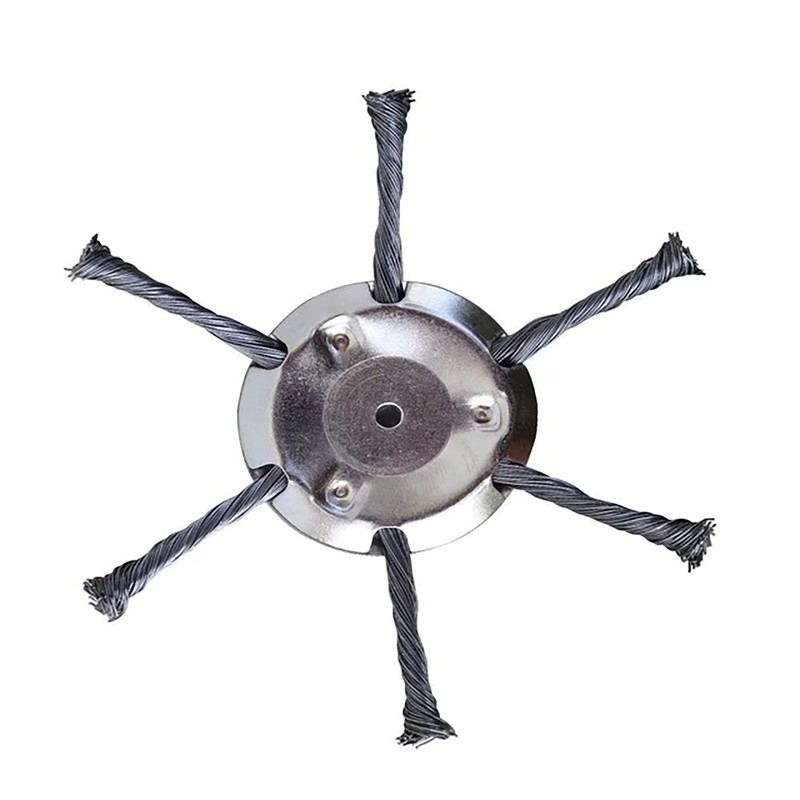 Steel Wire Wheel Brush Cutter Weed Eater Trimmer Head for Garden Lawn Mower AU