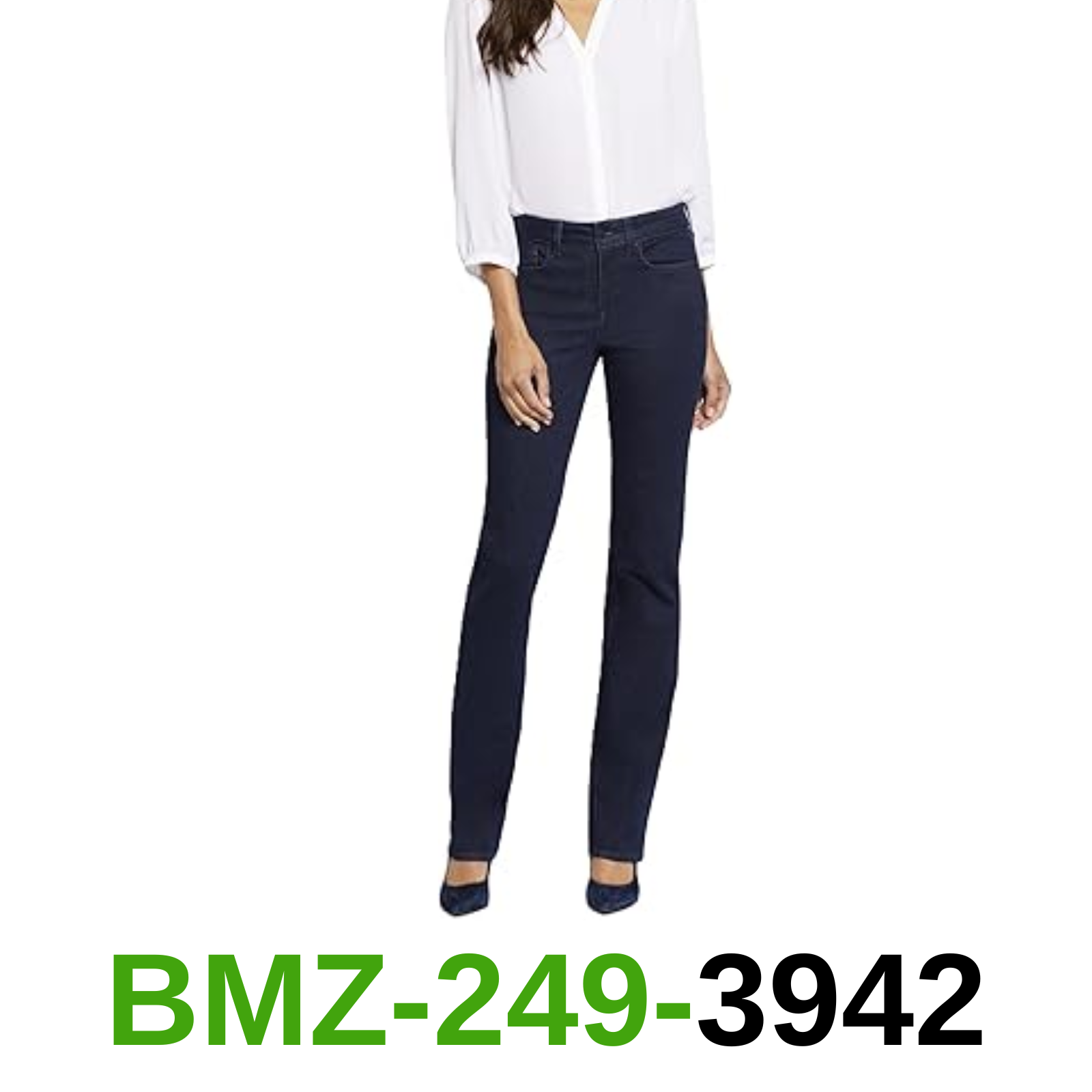 Nydj Women's Petite Petite Size Marilyn Straight Leg Jeans, rinse, 8P