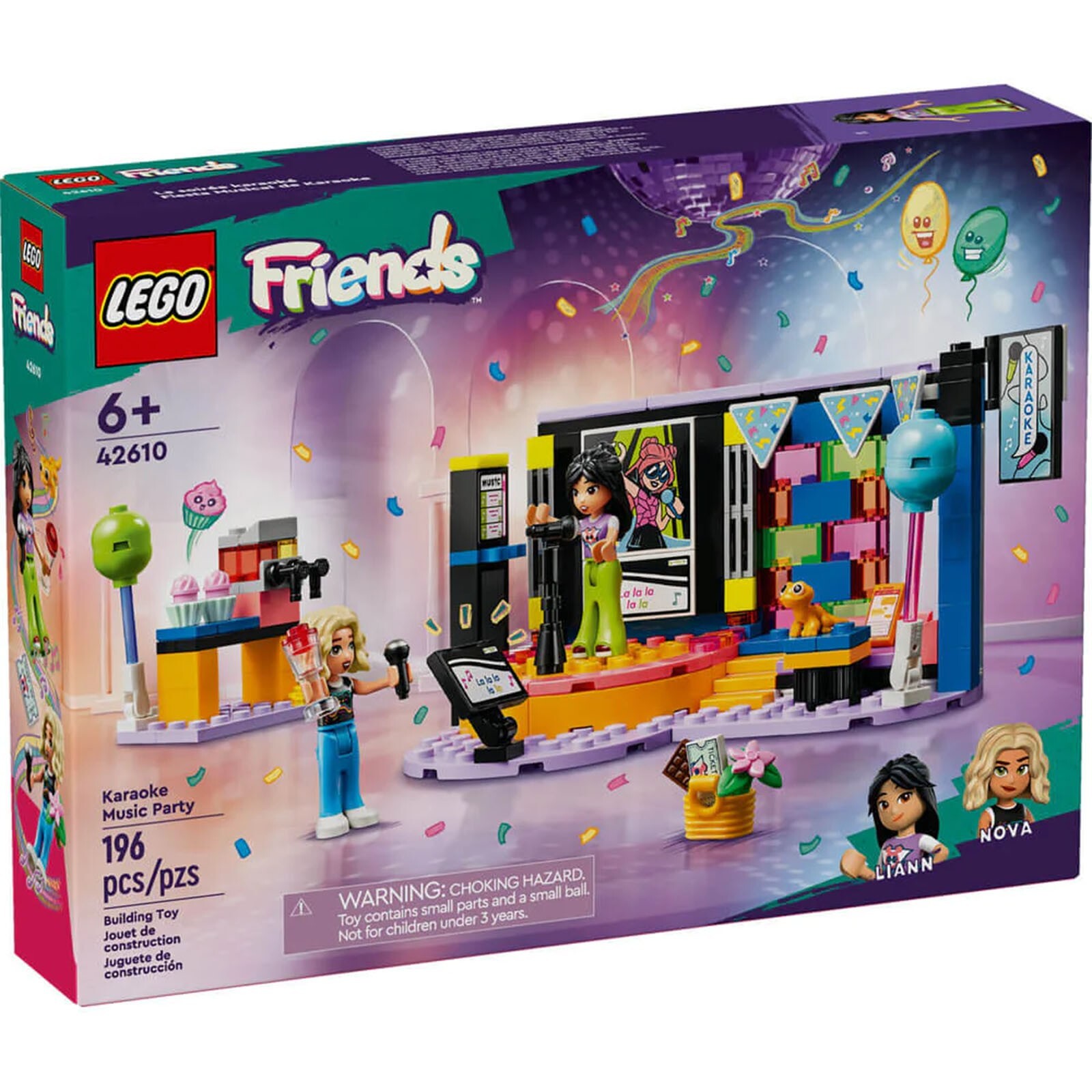 Набор для создания музыкальной вечеринки в караоке LEGO Friends 42610 НОВЫЙ В НАЛИЧИИ