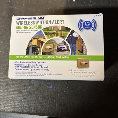 Chamberlain Add-on Sensor CWPIR for Wireless Alert System CWA2000.