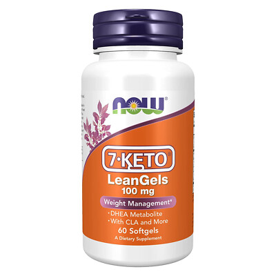 NOW FOODS 7-KETO LeanGels 100 mg 60 Softgels