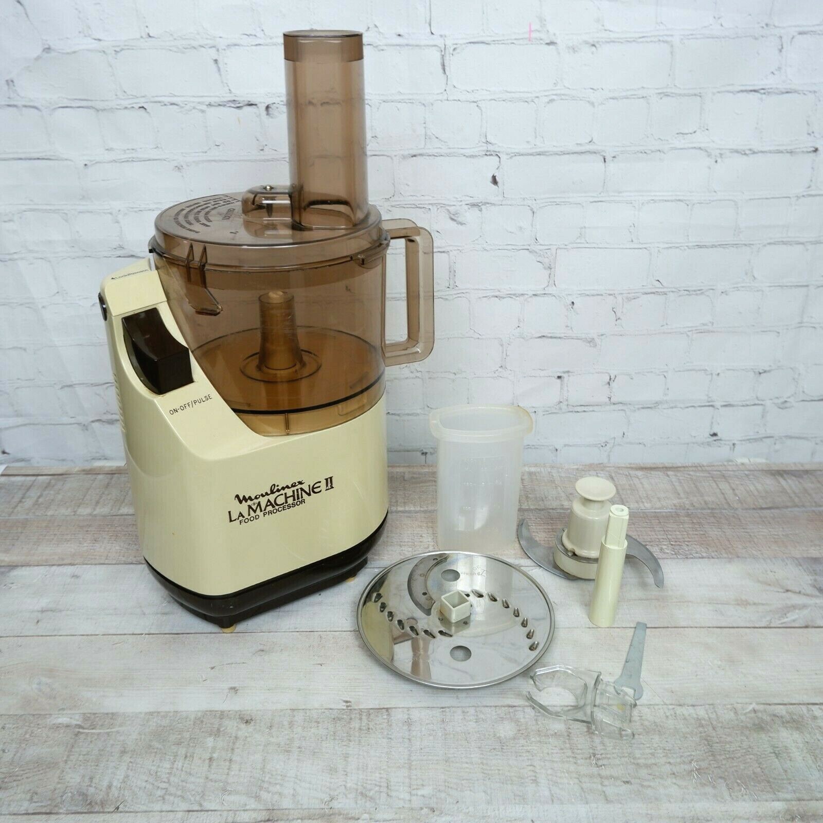 Moulinex LaMachine II Food Processor complete two blades