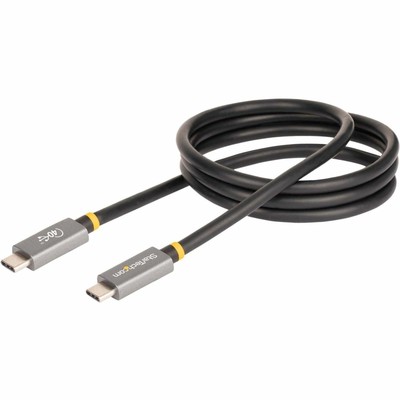 StarTech.com 3ft [1m] USB4 Cable, USB-IF Certified USB-C Cable, 40 Gbps, 100W,