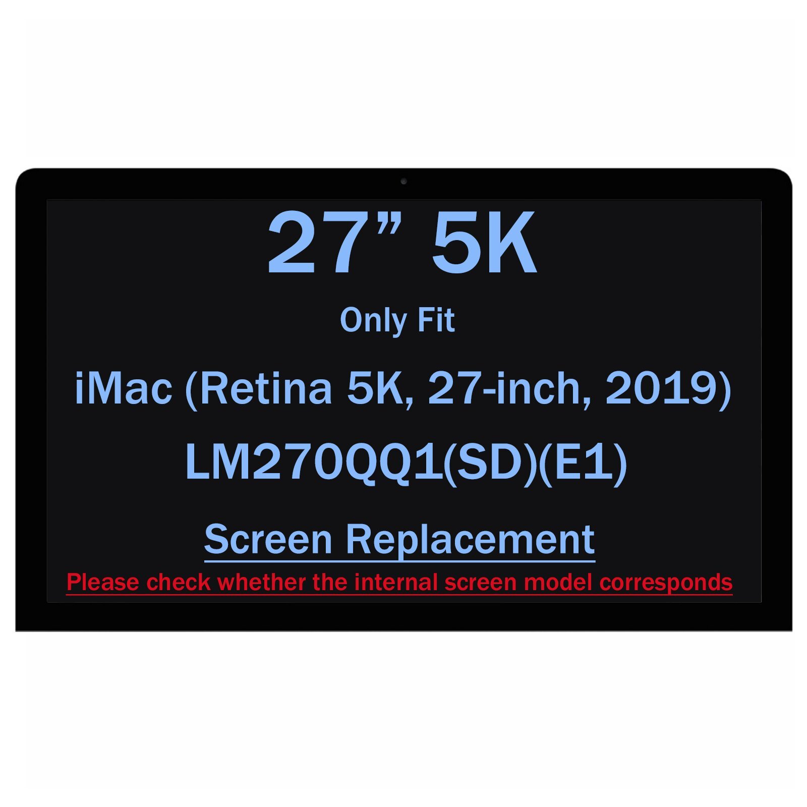 iMac 27インチ 5K Mid2019 LCD Display Panel Amazon.com: LCDOLED Replacement for iMac18,3 iMac Retina 5K