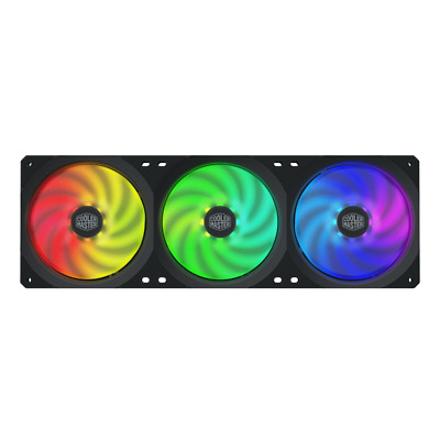 CoolerMaster MasterFan SF360R 3 Fan ARGB 360mm Square Frame Case Fan 4-Pin PWM