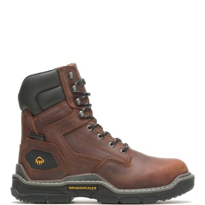 Wolverine Men Raider DuraShocks Утепленные 8-дюймовые ботинки Peanut 8.5 EW Boot