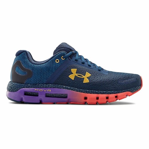 

[3022587-403] Mens Under Armour HOVR Infinite 2, Blackout navy-purple pop-metallic gold luster