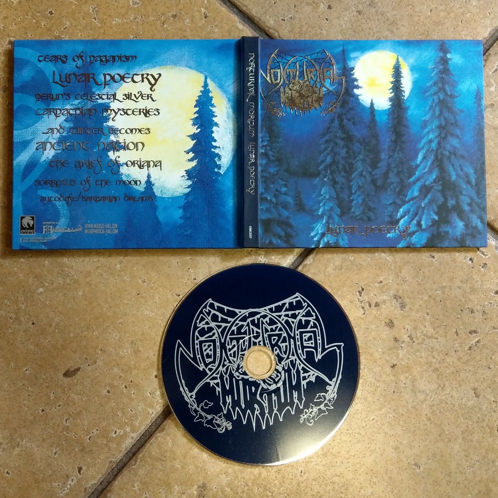 NOKTURNAL MORTUM - Lunar Poetry (Ltd. Digibook) ORIANA Sealed | eBay