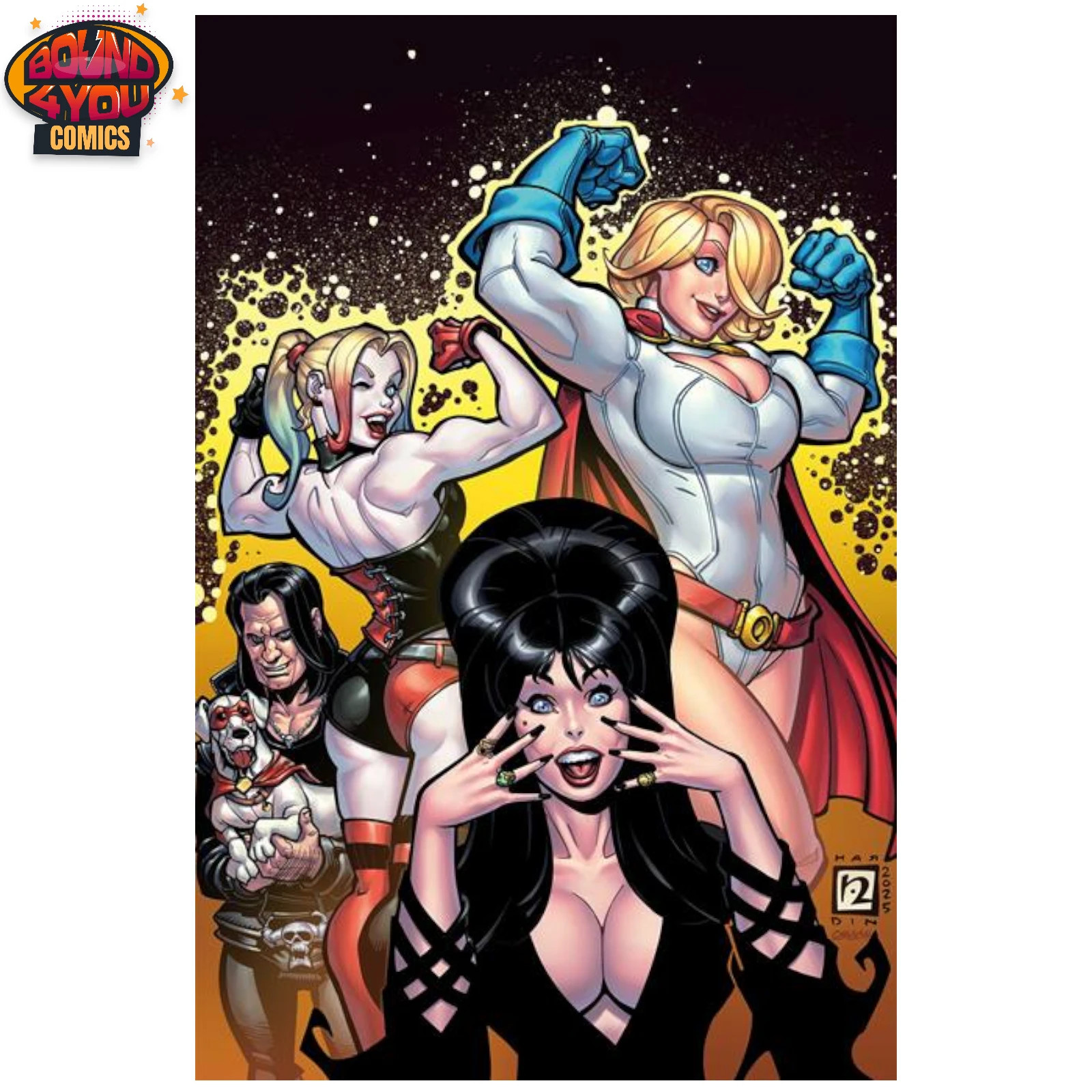 Harley Quinn X Elvira #3 Cvr J Inc 1:15 Chad Hardin Virgin Var