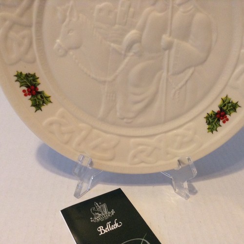 Belleek 1998 Christmas Plate Joseph & Mary to Bethlehem