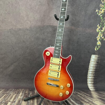 Custom ACE Frehley Electric Guitar Flame Maple Top Sunburst Hot sales Fast deliv